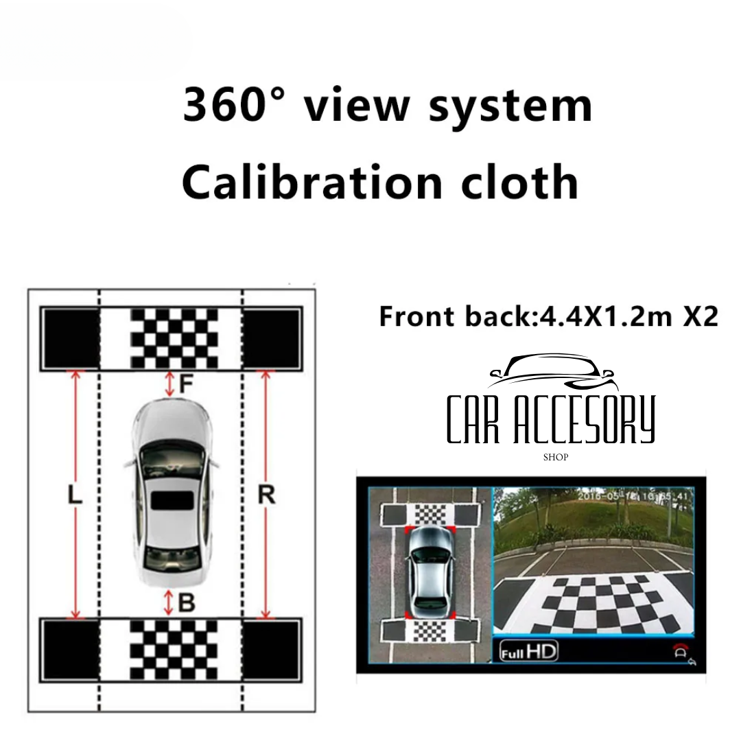 360° Calibration Cloth for Panoramic Car Camera Systems