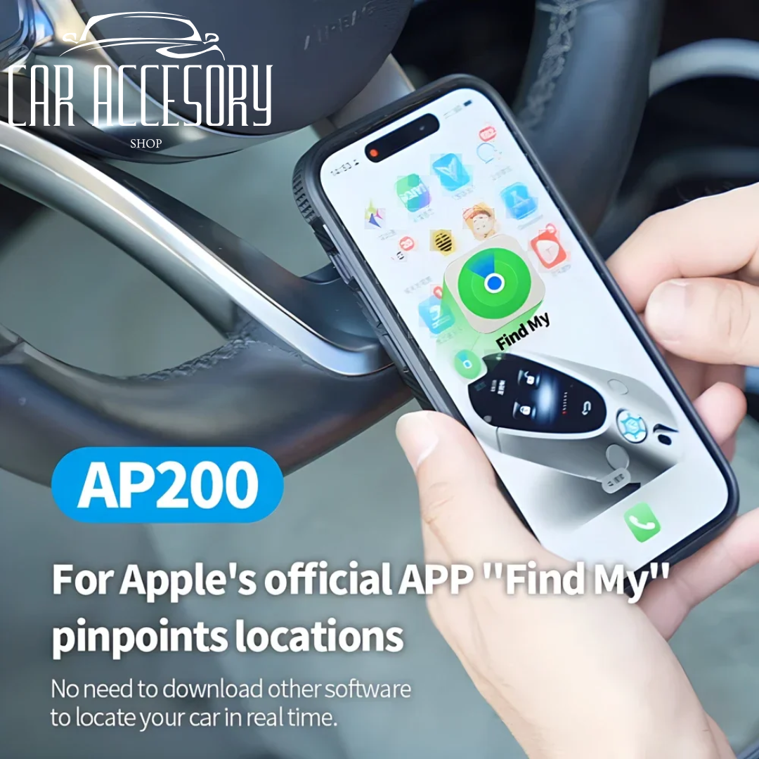 20W Fast Car Charger & GPS Tracker – USB-C + iPhone Find My Compatible