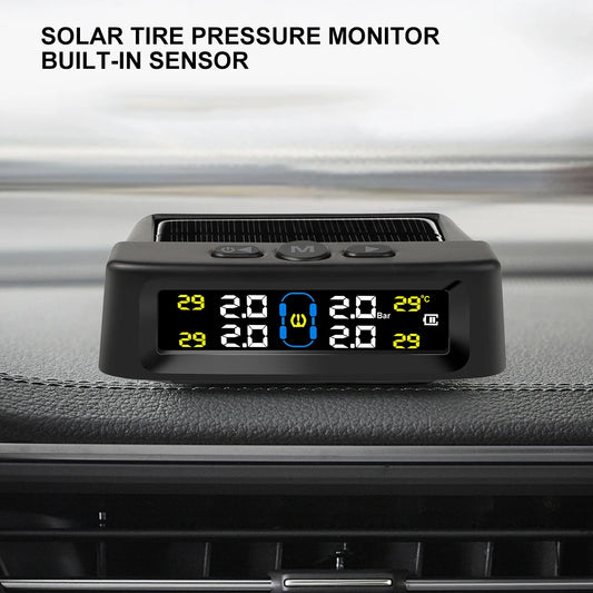 Solar TPMS – Real-Time Tire Pressure & Temperature Monitoring System
